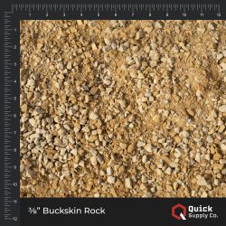 3/8" Buckskin Rock