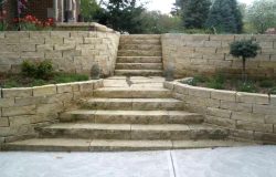 8' Iowa Buff Wall Stone