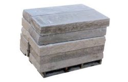 Indiana limestone steps