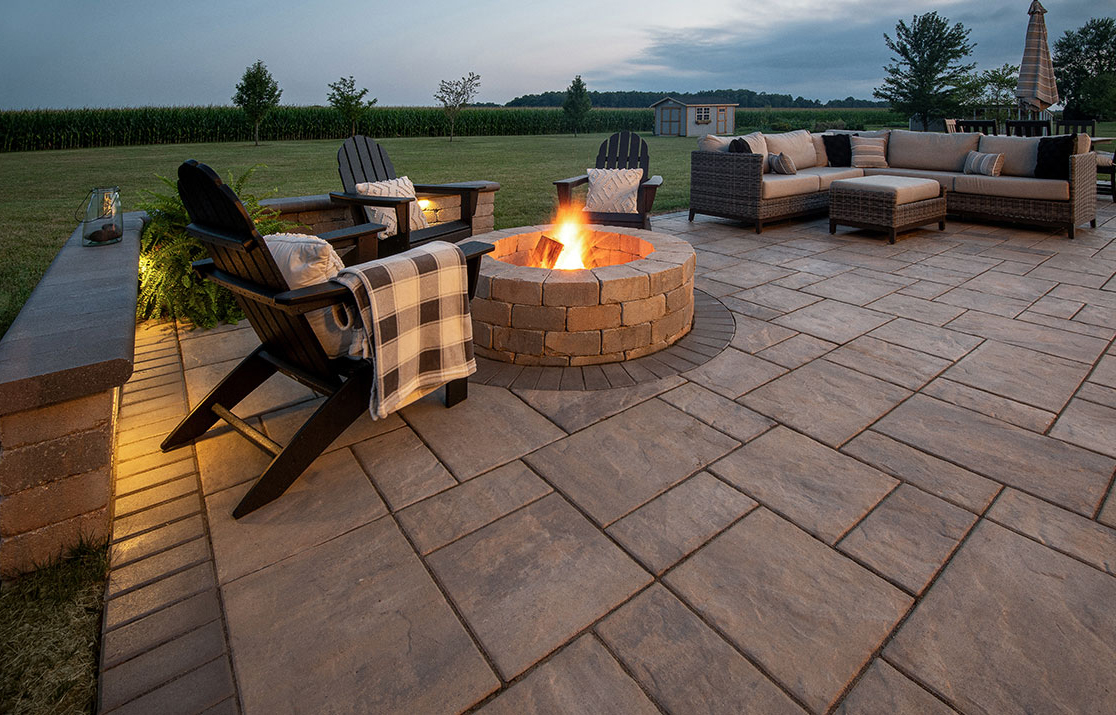 Flagstone pavers