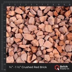 crushed red brick