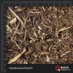 brown colored mulch