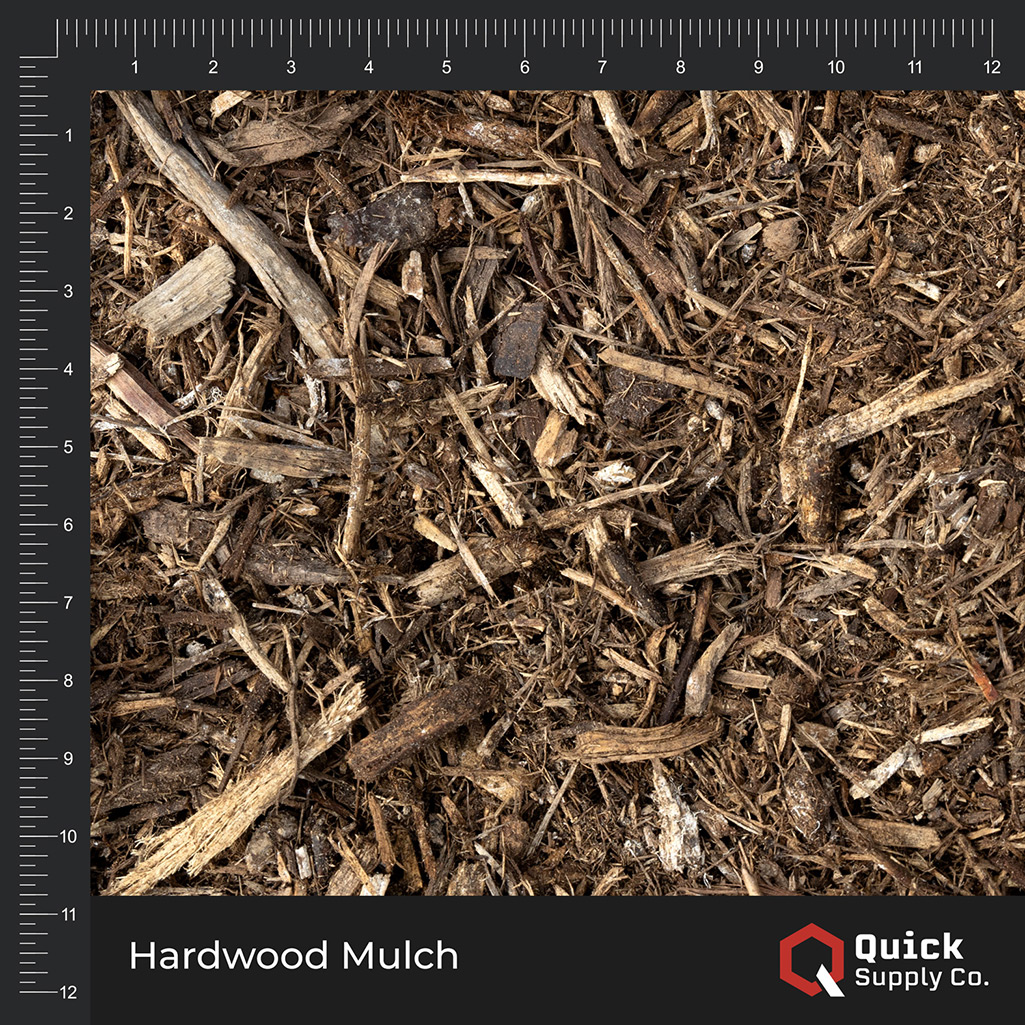 brown colored mulch